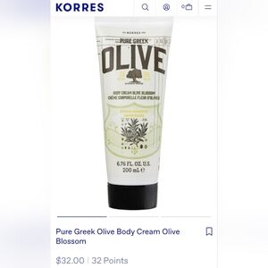 Pure Greek Olive Body Cream Olive Blossom